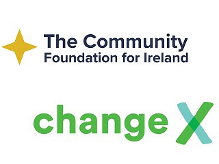 Community Foundation Ireland & Change X logos